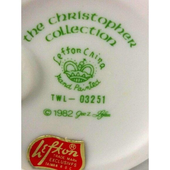 Vintage Balletcore Bisque Ballerina Figurine Porcelain Lefton Christopher Coll - Picture 9 of 9